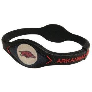Arkansas Razorbacks Bracelet Wristband BLACK & RED (Large, 8) Power 