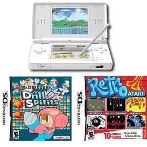  Nintendo DS Lite (Polar White) Bundle with 11 Games 