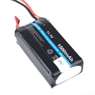 Rechargeable 1500mAh 11.1V 3S 20C Max 25C Lipo battery RC Helicopter