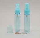   light blue Refillable Plastic PET Spray Atomizer Bottles 1oz 30ml