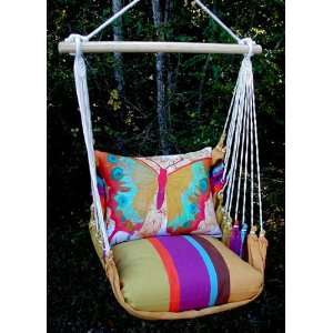   Soleil Paper Butterfly Hammock Chair Swing Set Patio, Lawn & Garden