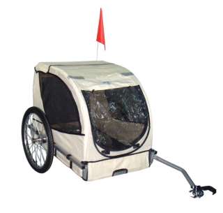 Large Pet Bike Trailer Dog Stroller Cat Carrier Bicycle  