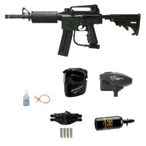 WavetoGo Spyder 2012 MRX Paintball Marker Gun   Black Ultra 47ci Combo