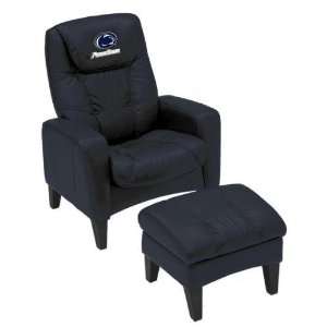  Penn State Nittany Lions Leather Casual Chair & Ottoman 