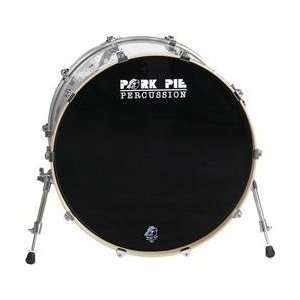  Pork Pie Maple Bass Drum (Black Glass 18X24) Musical 
