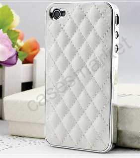 HOT Luxury Designer Hard Case Back Cover For Apple iPhone 4 4G White 