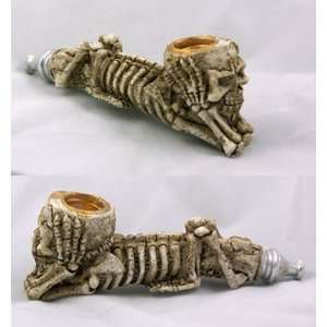   Lounging Skeleton Pipe for Flavored Tobacco 