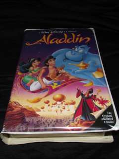 Disney VHS Black Diamond Aladdin Classic Movie V1662 717951662033 
