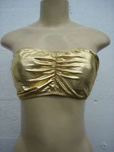 BABY PHAT TUBE TOP SILVER GOLD SIZE M L XL  