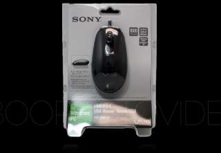 Sony Vaio Optical Mouse (Black) VGP UMS30/B   NEW  