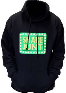 Shake Junt Wussup Haters Box Logo Hooded Pullover Sweatshirt Black 