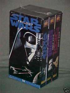 VHS BOX SET THX SEALED Star War Trilogy MOVIES ESB/JEDI  