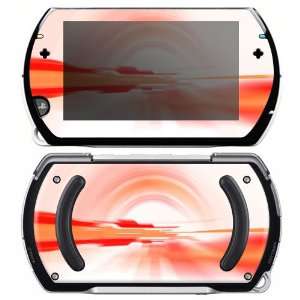  Sony PSP Go Skin Decal Sticker   Abstract Future World Red 