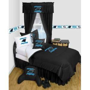 Carolina Panthers NFL Twin Size Locker Room Bedroom Set 