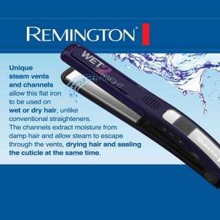  Remington Wet 2 Straight 1 Slim Plate Wet/Dry Ceramic Hair 