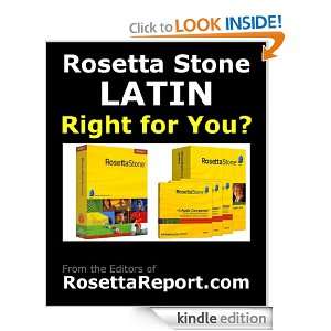 IS ROSETTA STONE LATIN SOFTWARE RIGHT FOR YOU? Find out Rosettastone 