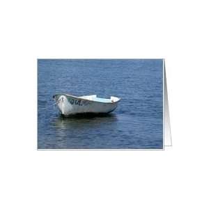 Row Boat, Blank Card Card