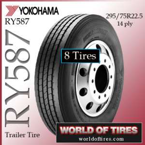   295/75R22.5 trailer   8 tires   semi truck tires   22.5 tires  