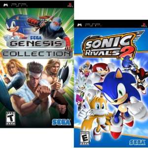   Pack featuring Sonic Rivals 2 and Sega Genesis Collection Video Games
