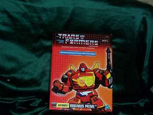 TRANSFORMERS G1 TRU REISSUE RODIMUS PRIME figure  