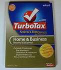 turbotax home business federal e file state 2010 