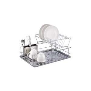   Stainless Steel 2 Tier Dish Rack DR30245 