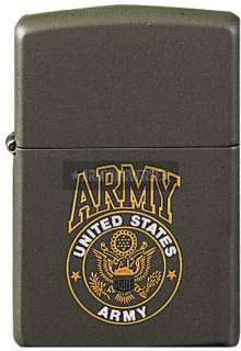 Military Army USA Made Zippo Lighter (Empty)  