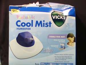 New Vicks 1.2 gallon Pediatric Cool Mist Humidifer Model V425  