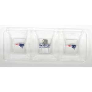  New England Patriots Clear Snack Tray