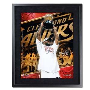 Lebron James Cleveland Cavaliers Autographed   Eastern Conference 