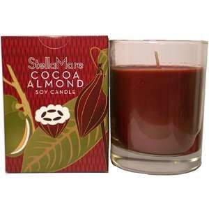  Stella Mare Cocoa Almond Soy 5 Ounce Candle In Glass 