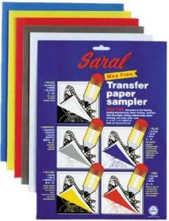 SARAL TRANSFER PAPER TRACING PAPER MULTI PACK ~5 COLORS  