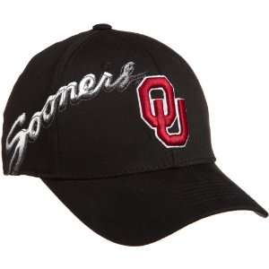  NCAA Mens Oklahoma Sooners Strike Zone Cap (Black, One 