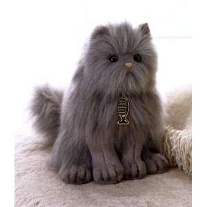  Cat Persian Sitting Stuffed Plush Animal: Toys & Games