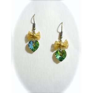  Swarovski Crystal Earrings   Heart1: Arts, Crafts & Sewing