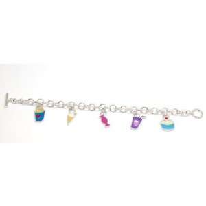  Foxy Candy Charm Tiffany Style 19cm Bracelet Jewelry