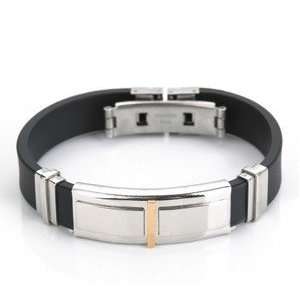   New Mens Stylish Titanium Bracelet With Gift Boxed: Everything Else
