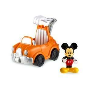   : Disney Mickey Mouse Clubhouse Figure & Tow Truck Car: Toys & Games