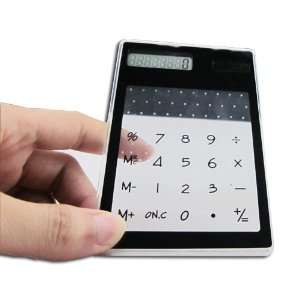   Solar Powered Touch Keypad Calculator With Package Box Electronics