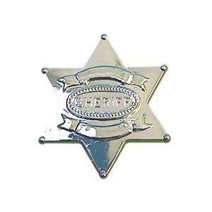  Pams Western Costume Accessories  Sheriff Badge Toys 
