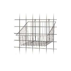  Raw Steel Slant Wire Grid Basket