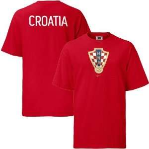 Nike Croatia 2006 World Cup Red World Cup Soccer Federation T shirt